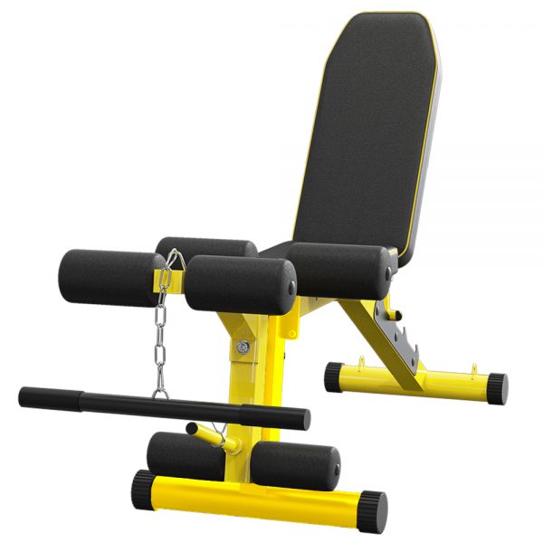 workout bench adjustable height foldable for incline and decline home with leg curl