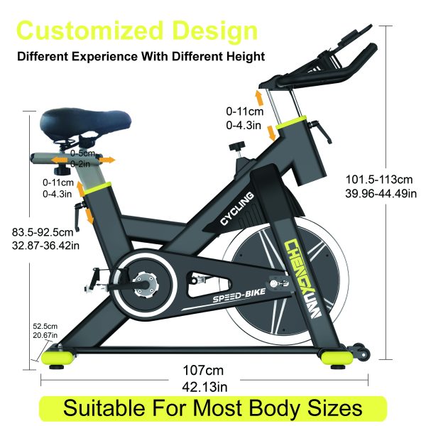 indoor ativafit stationary exercise bike magnetic upright bike with screen 1 scaled